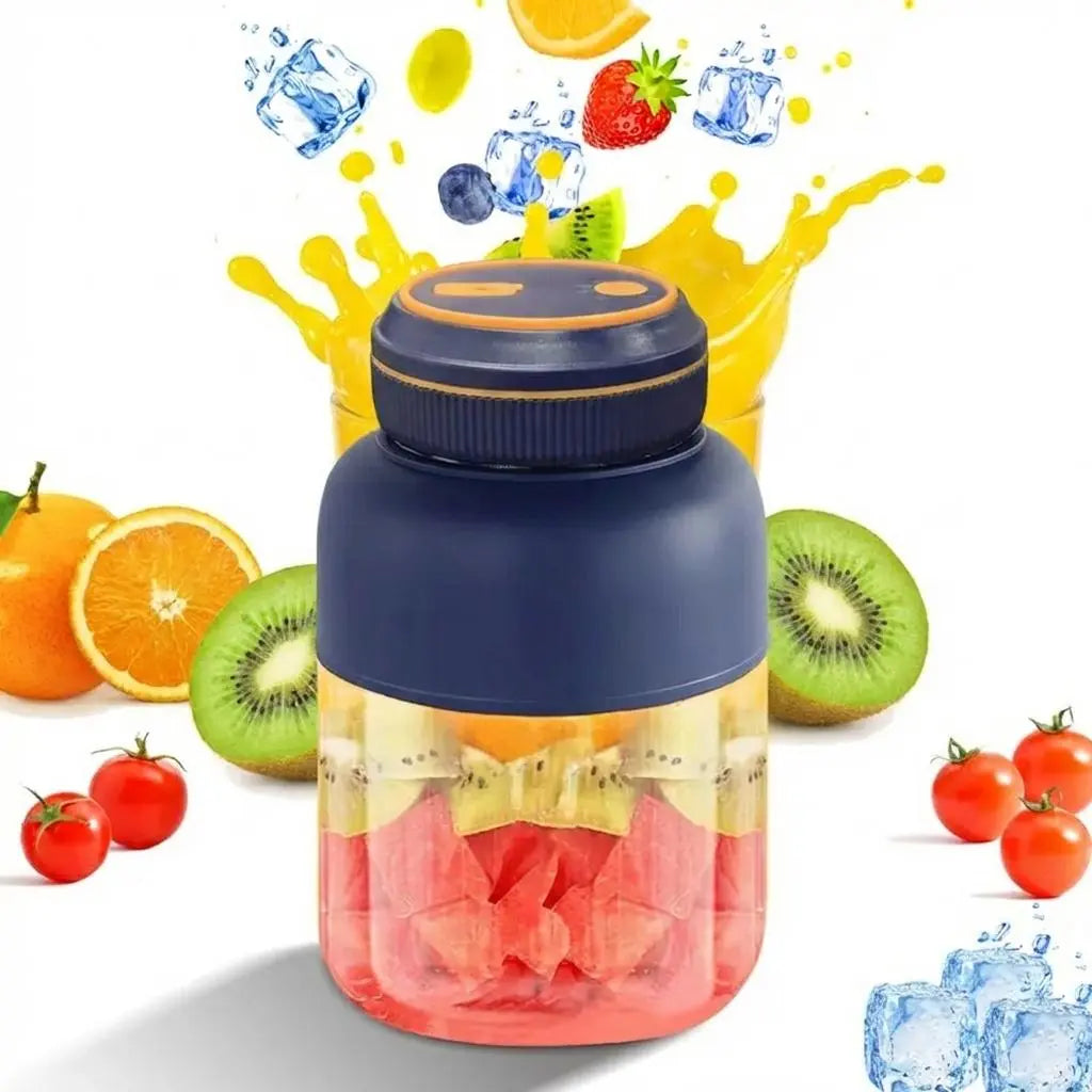 Vaso Batidora Portátil de Metal — Smoothies al Instante, Vayas Donde Vayas